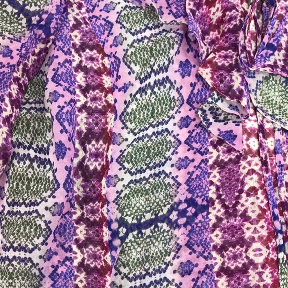 Nanette Lepore Silk Chiffon Ruffled Top - Picture 6 of 7